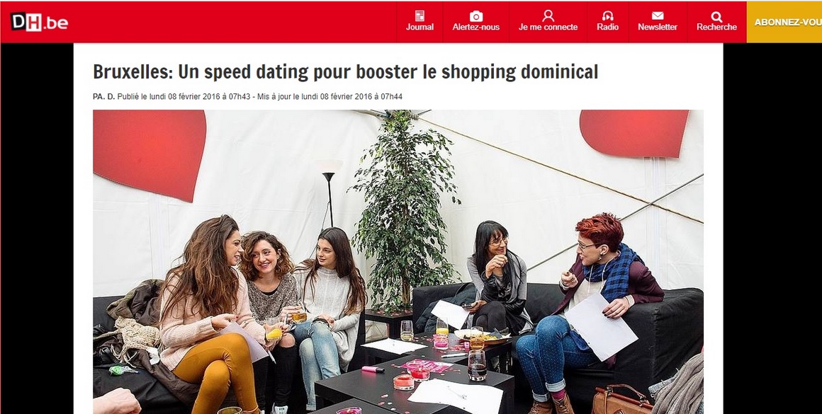 Speed-dating géant à Bruxelles